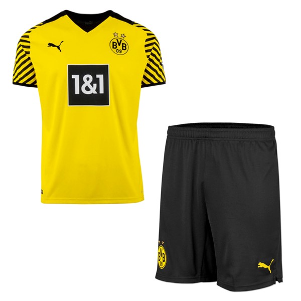 Camiseta Dortmund Niño 1st 2021-2022 Amarillo